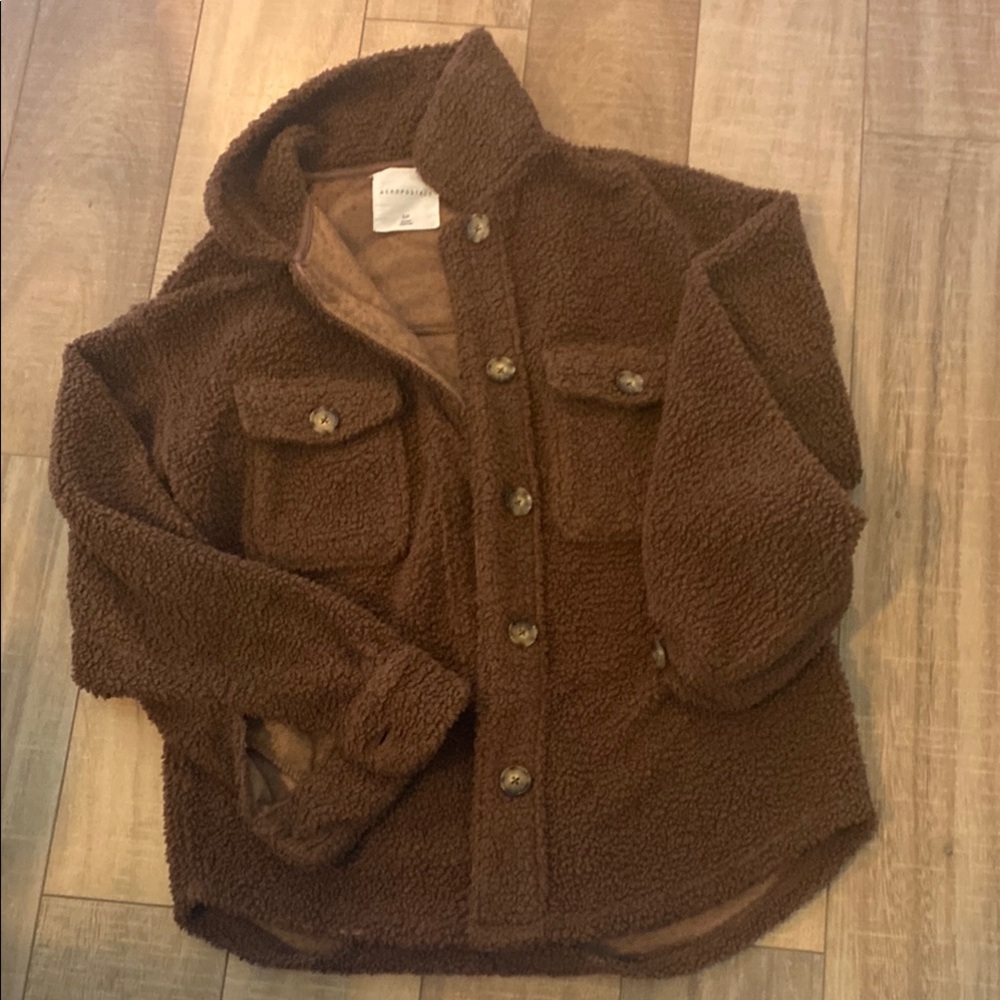 Cozy teddy jacket